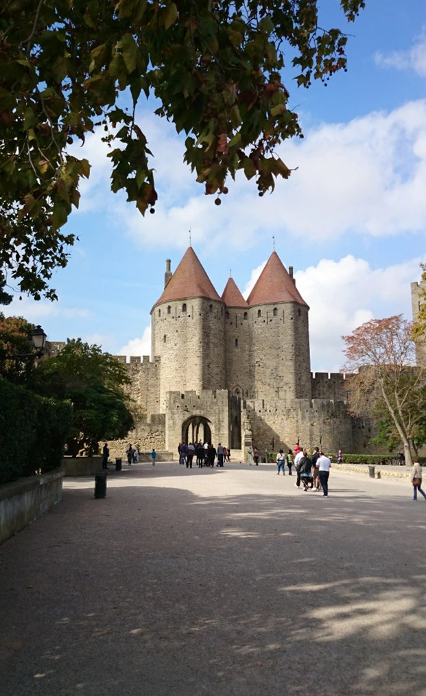 Hradní komplex v Carcasonne