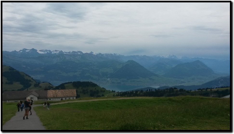 Výhled na Luzernské jezero z Rigi