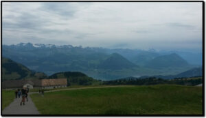 Výhled na Luzernské jezero z Rigi