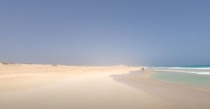 Písečné duny na pláži Chaves - Boa Vista
