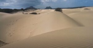 Písečné duny v poušti Viana - Boa Vista