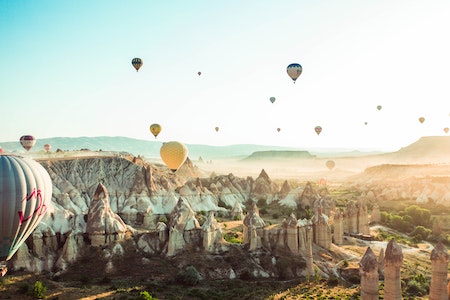 Balóny v Kapadokkii - turecko