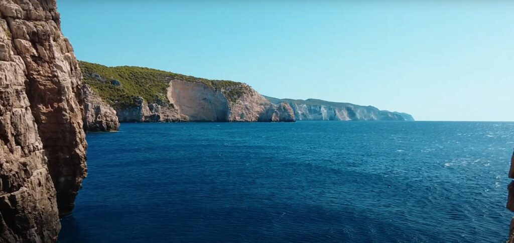 Navagio Shipwreck Beach moře