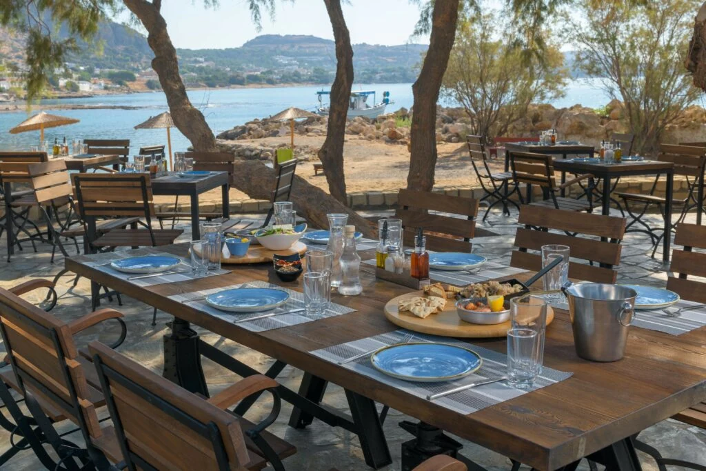 Sunrise Beach Hotel Rhodos ala carte restaurace