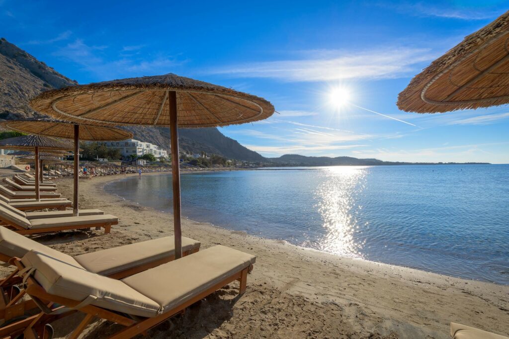 Sunrise Beach Hotel Rhodos pláž