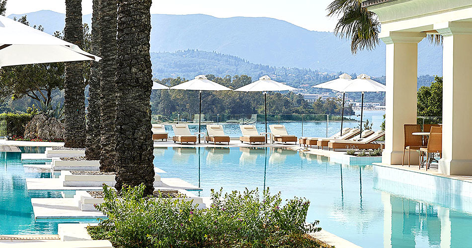 Hotel Grecotel Eva Palace Korfu řecko bazén