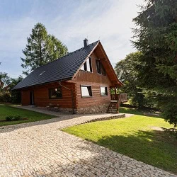Šumavská roubenka s výhledem na Boubín - dovolená se psem