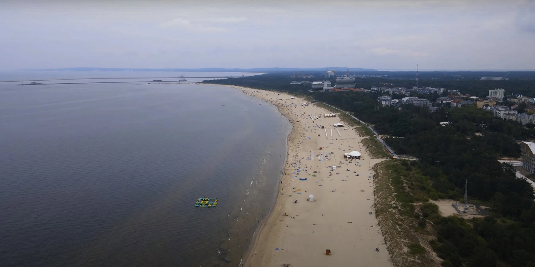 Pláže a koupaliště - svinoústí polsko