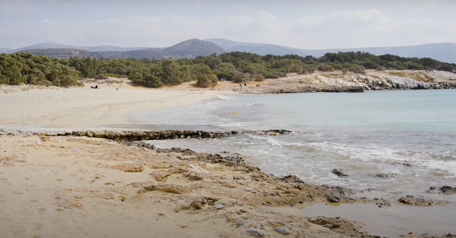 Naxos - koupání - řecko