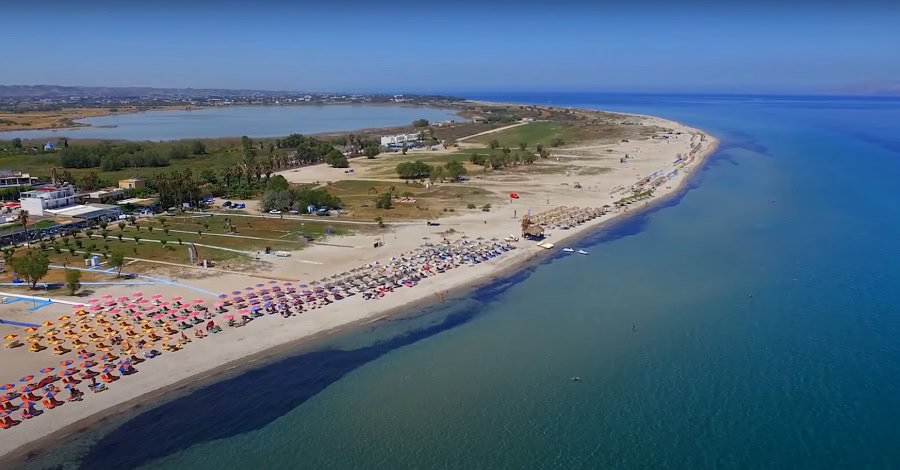 koupání pláže a koupaliště - kos řecko