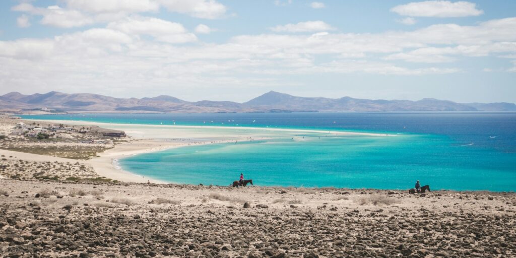 Sotavento - pláže ostrova fuerteventura