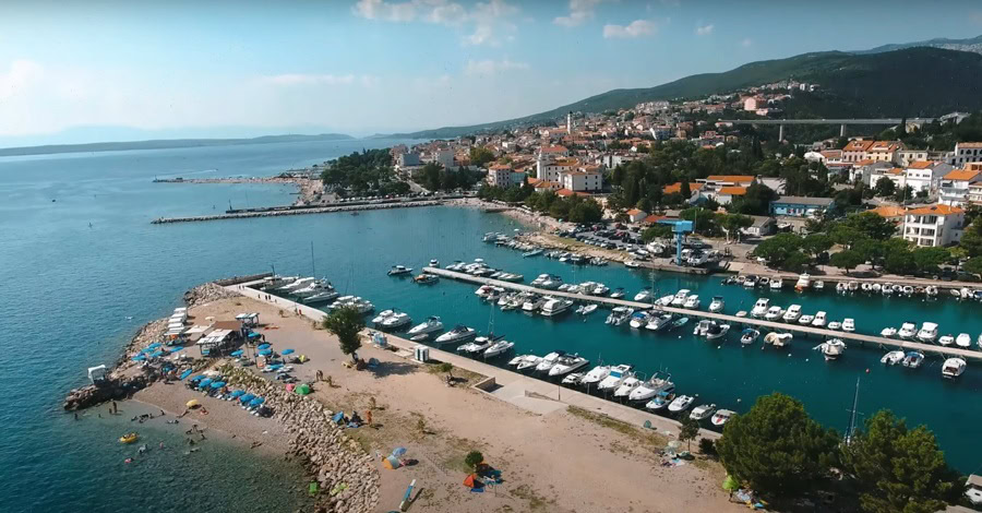 koupání - pláže a koupaliště - crikvenica chorvatsko