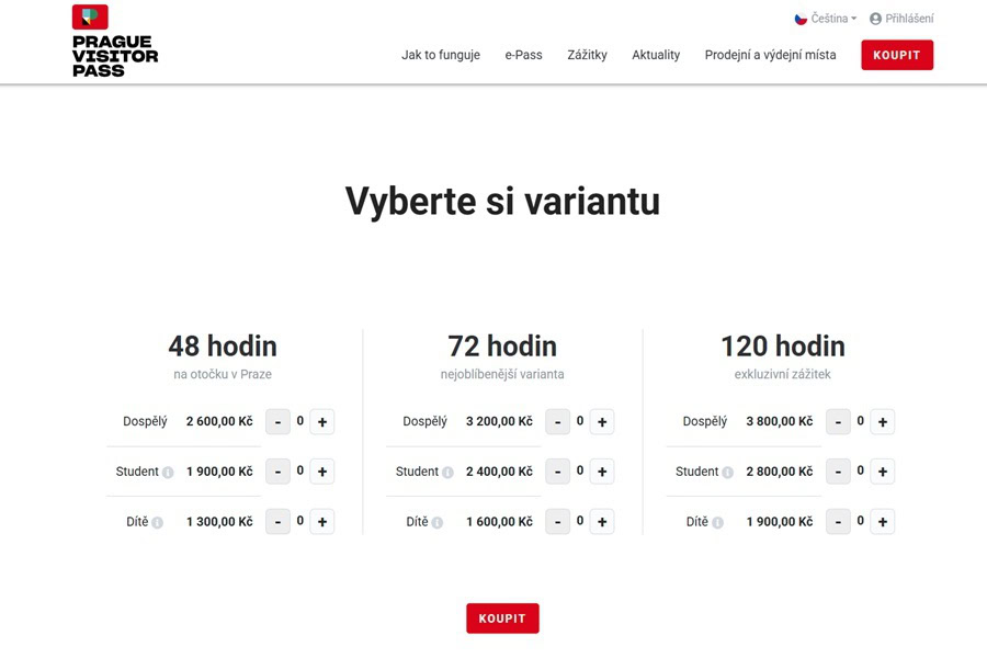 jak dlouho platí prague pass - prague visitor pass svz